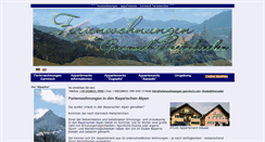 Desktop Screenshot of ferienwohnungen-garmisch.com
